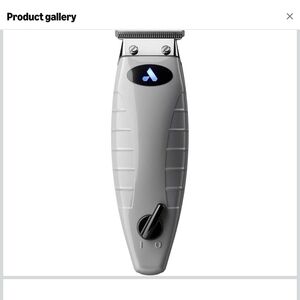 Andis White T-Blade Trimmer with Black Control